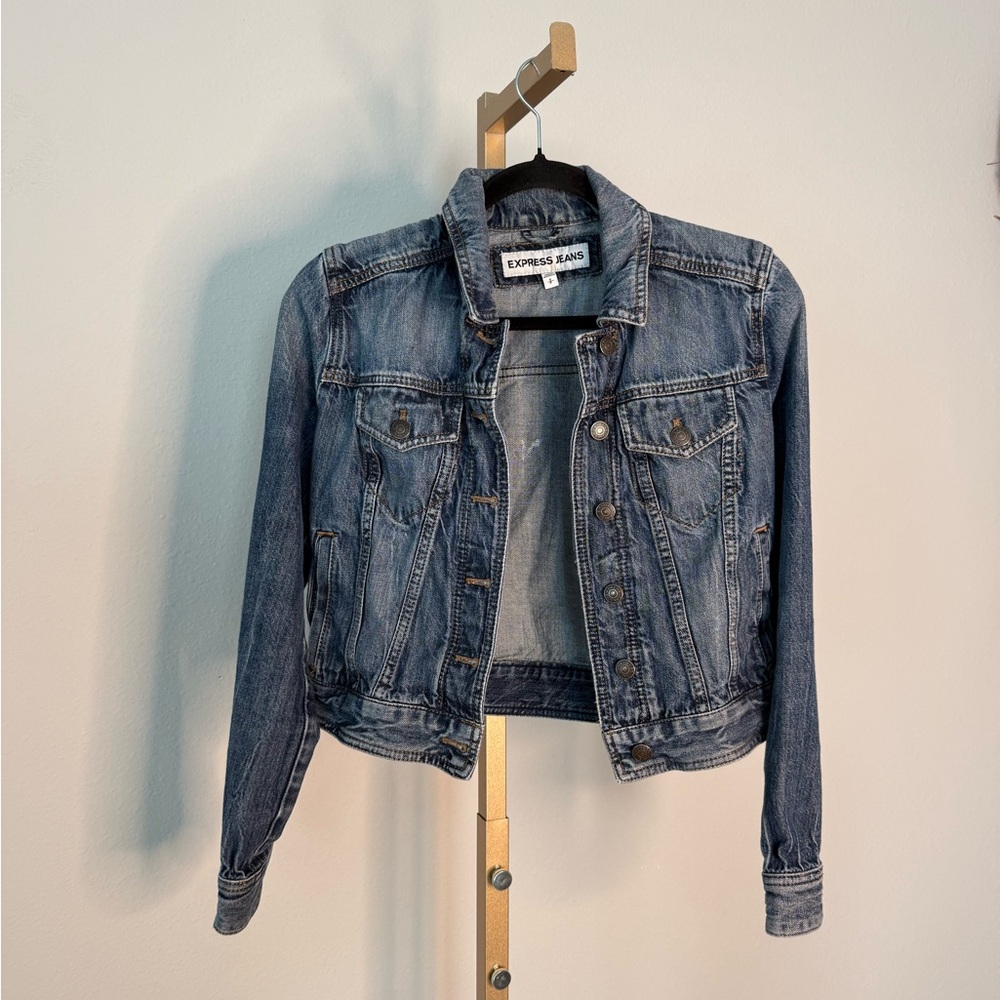 Express Jeans Y2K Denim Jacket
